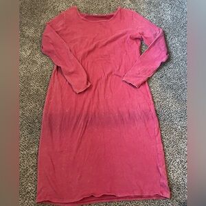 Women’s Lularoe 2XL red long sleeved  dress